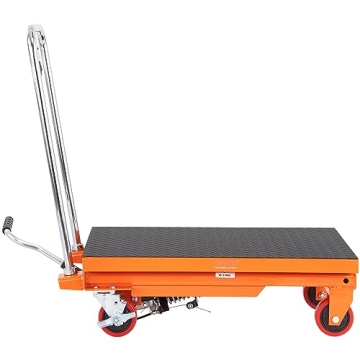 VEVOR Hydraulic Lift Table Cart 500lbs Capacity 28.5" Lift