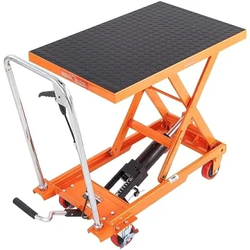 VEVOR Hydraulic Lift Table Cart 500lbs Capacity 28.5" Lift