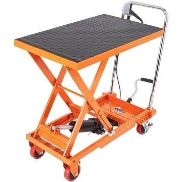 VEVOR Hydraulic Lift Table Cart 500lbs Capacity 28.5" Lift