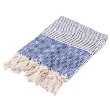 Dia - Set of 6 - Turkish Towel Peshtemal Beach Towel Pestemal Fouta Turkish Peshtemal Cotton - Set of 6