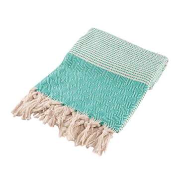 Dia - Set of 6 - Turkish Towel Peshtemal Beach Towel Pestemal Fouta Turkish Peshtemal Cotton - Set of 6