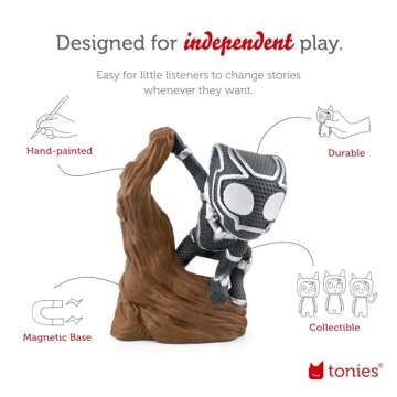 Tonies Black Panther Audio Play Character from Marvel Spidey and His Amazing Friends