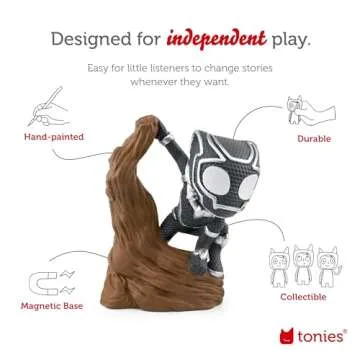 Tonies Black Panther Audio Play Character from Marvel Spidey and His Amazing Friends