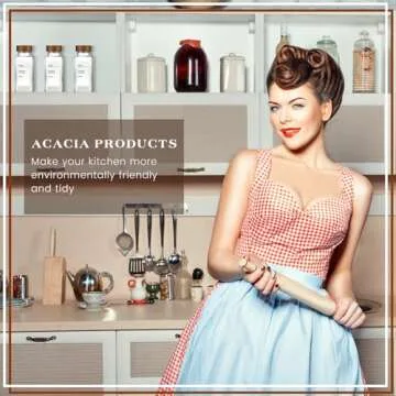 FillTouch 40 Pcs Wooden Lids for 4 oz and 8 oz Square Spice Jars Reusable Can Wooden Airtight Spice Storage Canning Lids for Nice Sealing Kitchen