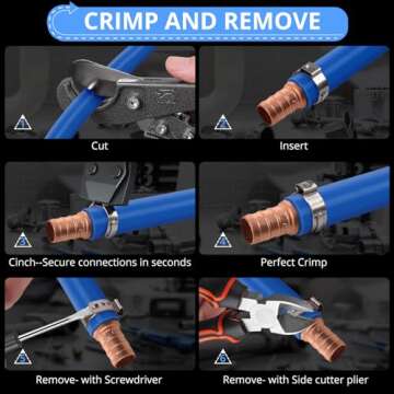 Effortless CAMWAY PEX Crimping Tool - Durable & Reliable