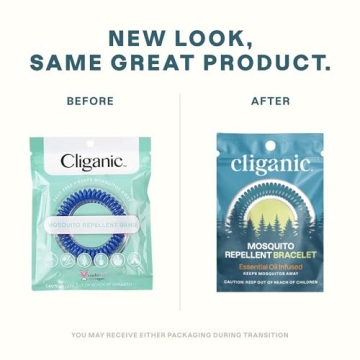 Cliganic Mosquito Repellent Bracelets 25 Pack DEET-Free