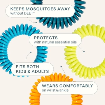 Cliganic Mosquito Repellent Bracelets 25 Pack DEET-Free