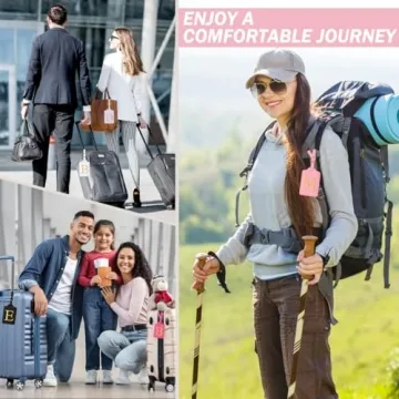 Personalized Initial Luggage Tags - Stylish Travel Accessories