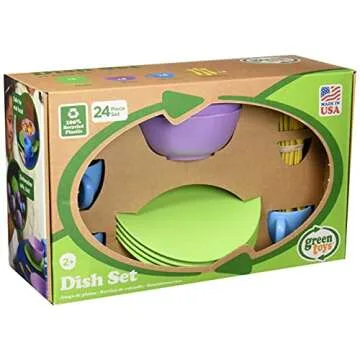 Enchanting Green Toys 4C Dish Set for Creative Play