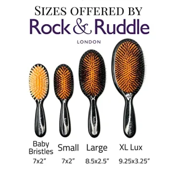 Rock & Ruddle Boar Bristle Hair Brush for All Hair Types