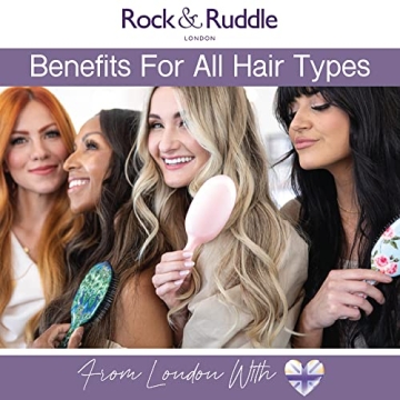 Rock & Ruddle Boar Bristle Hair Brush for All Hair Types