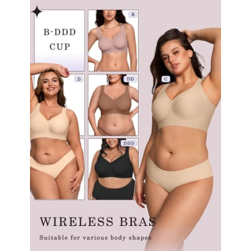 OEAK Wireless Jelly Bra - Seamless Comfort for Plus Sizes