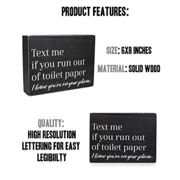 Funny Bathroom Signs for Humorous Home Decor