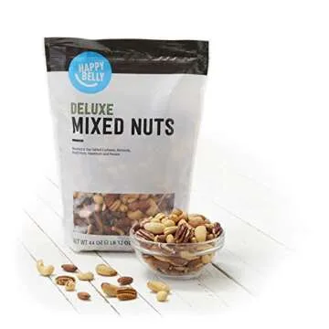Amazon Brand - Happy Belly Deluxe Mixed Nuts, 44 oz