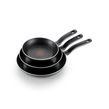 T-fal 3-Piece Nonstick Fry Pan Set for Effortless Cooking