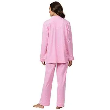 PajamaGram Soft Cotton Jersey Ladies Pajamas for Women