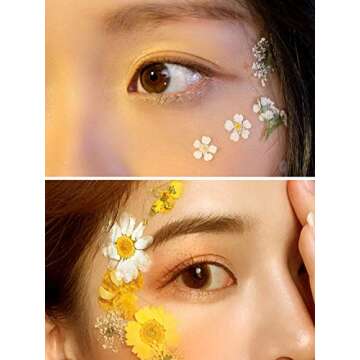 72 PCS Dried Pressed Flowers for Unique Crafts and Jewelry