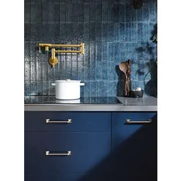 Moen Brushed Gold Pot Filler - Elegant Convenience for Cooking