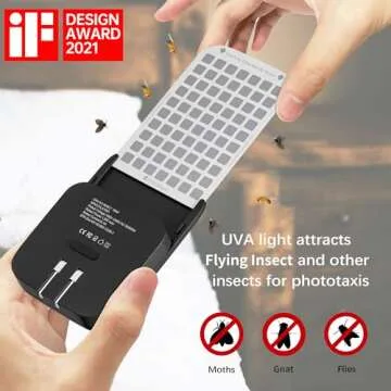Mosalogic Fly Insect Trap - UV Attractant Catcher for Your Home