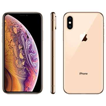 Apple iPhone XS, US Version, 256GB, Gold - Unlocked (Renewed)