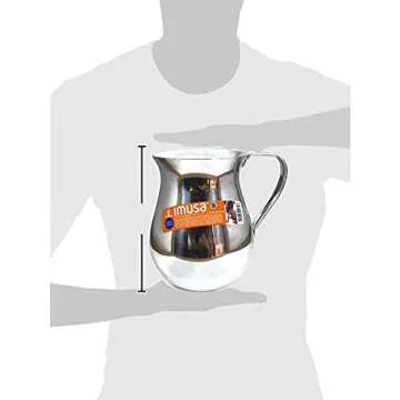 Imusa Aluminum Hot Chocolate Pitcher with Molinillo