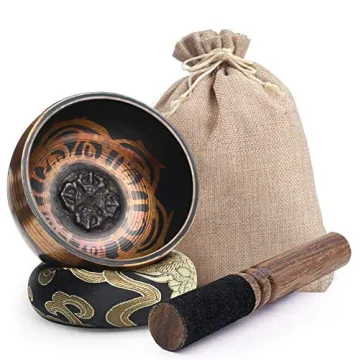 Domestar Tibetan Singing Bowl Set for Meditation and Sound Therapy