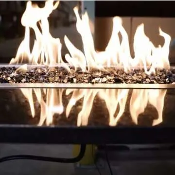 High Luster, 1/4" Reflective Tempered Fire Glass in Dark Matter Black, 10 Pound Jar, by Celestial Fire Glass