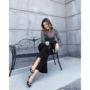 VETASTE Women's Crystal Slingback High Heel Pumps Wedding Party