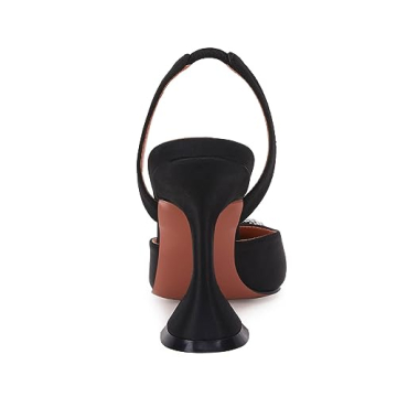 VETASTE Women's Crystal Slingback High Heel Pumps Wedding Party