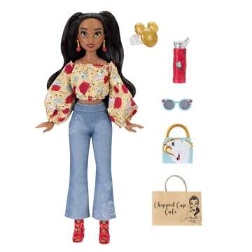 Disney ILY 4EVER Fashion Dolls Inspired by Belle 11.5" Tall with 13 Points of Articulation, Glittery...