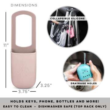 Ryan & Rose Cutie Holder Universal Stroller Cup Holder (Hazel)