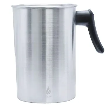 AGLARY Candle Making Pouring Pot - Double Boiler Aluminum Pitcher with Dripless Spout for 4 lbs Wax