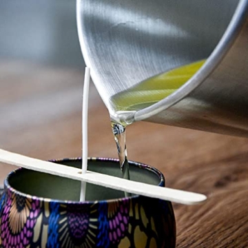 AGLARY Candle Making Pouring Pot with Heat-Resistant Handle and Dripless Spout