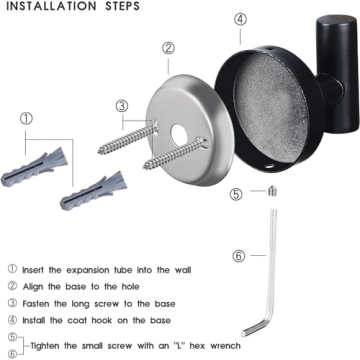 Stylish Stainless Steel Towel Hooks for Bathroom & Home