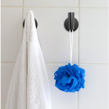 Stylish Stainless Steel Towel Hooks for Bathroom & Home