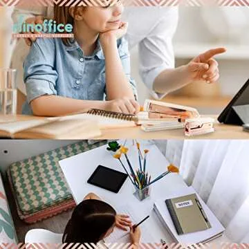 Rose Gold Office Supplies - Stylish Functional Desk Set