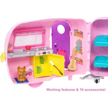 Barbie Club Chelsea Toy Car & Camper Playset for Kids