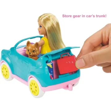 Barbie Club Chelsea Toy Car & Camper Playset for Kids