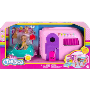 Barbie Club Chelsea Toy Car & Camper Playset for Kids