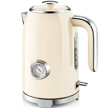 SUSTEAS Electric Kettle with Thermometer, Fast Heating