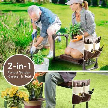 Garden Kneeler & Seat - Durable & Comfortable Tool