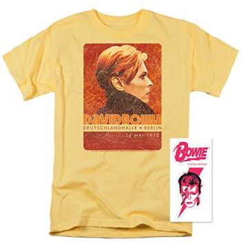 Popfunk David Bowie Stage Tour Berlin '78 T -Shirt & Stickers (Medium)