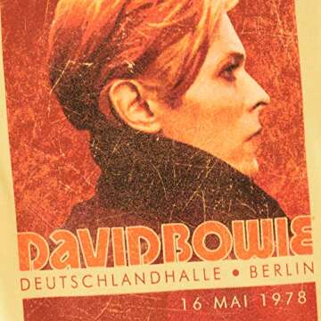 Popfunk David Bowie Stage Tour Berlin '78 T -Shirt & Stickers (Medium)