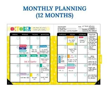 Carson Dellosa Happy Place Teacher Planner for Educators