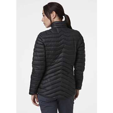 Helly-Hansen Womens Verglas Down Insulator Jacket, 990 Black, Medium
