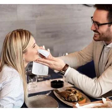 Utopia Home [24 Pack, White] Cloth Napkins 17x17 Inches, 100% Polyester Hemmed Edges, Washable and Reusable Ideal for Parties, Weddings and Dinners