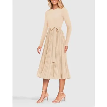 ZESICA Women's Midi Dress: Chic & Comfortable for All Occasions