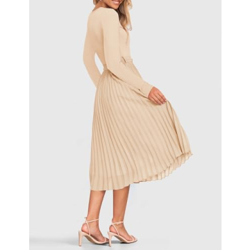 ZESICA Women's Midi Dress: Chic & Comfortable for All Occasions