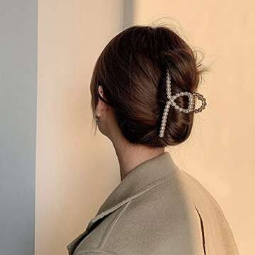 Elegant 4pcs Hair Clips Set for Women Non-Slip Accessory