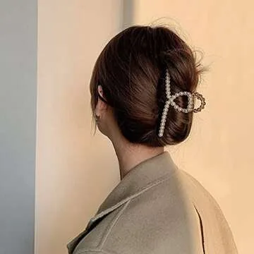 Elegant 4pcs Hair Clips Set for Women Non-Slip Accessory